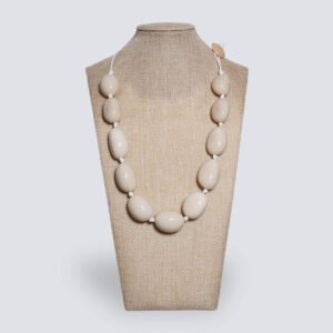 Collana semi di Tagua naturale - Vento