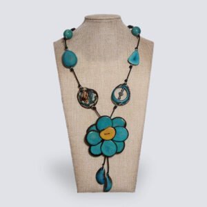 Collana Fiore azzurro