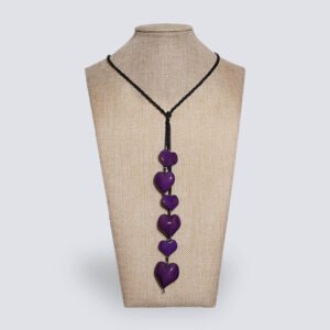 Collana Nodo d’Amore viola