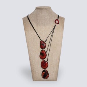 Collana Costellazione rosso