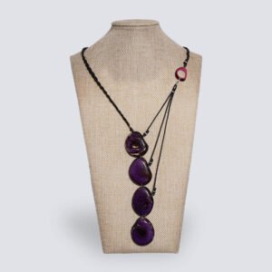 Collana Costellazione viola