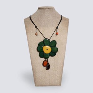 Girocollo Margherita verde