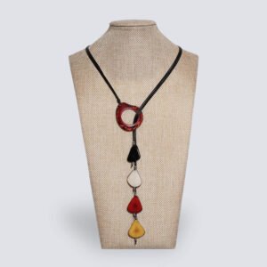 Collana Cascata rosso