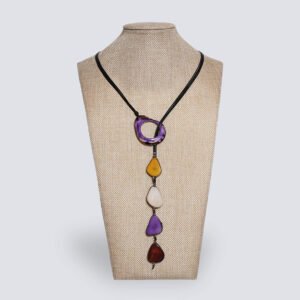 Collana Cascata viola