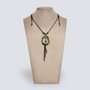 Collana Gufo verde