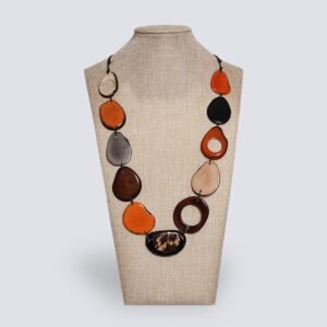 Collana Fogliage arancione