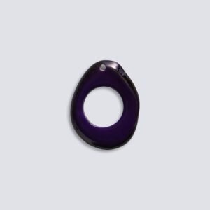 Tagua colorata Petalo forato viola