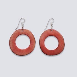 Orecchini Cerchio Spirituale rosso