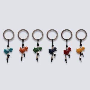 Portachiavi animaletti Tagua colorata